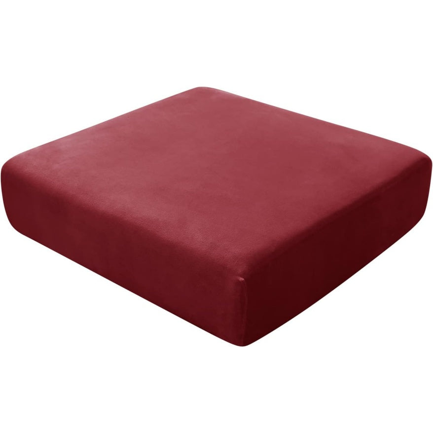 Copriseduta Waterproof Elasticizzata per Cuscino di Divano Misura Grande Un Posto Colore Rosso Vino
